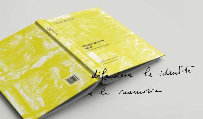 Progetto grafico editoriale - Verdecoprente book - La scena svelata del paesaggio