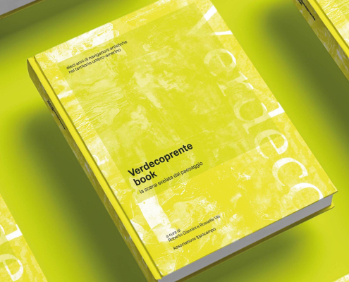 Progetto grafico editoriale - Verdecoprente book - La scena svelata del paesaggio - Copertina